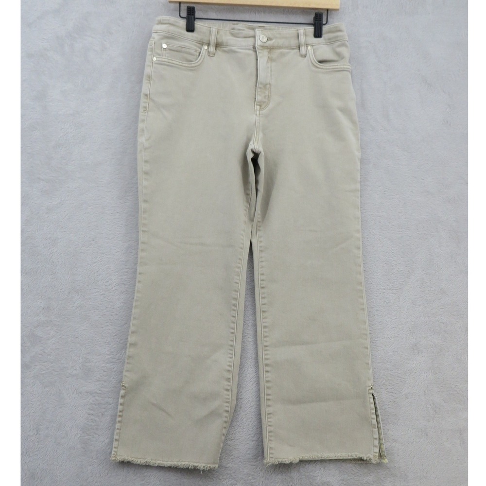 Tommy Bahama Sea Glass Jeans Womens High Rise Kick Flare Sandstone SW120986